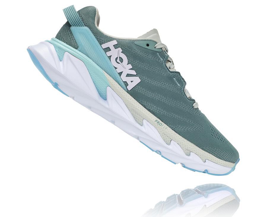 Hoka One One Løbesko Dame - Elevon 2 - Blå/Hvide - 984371OJK